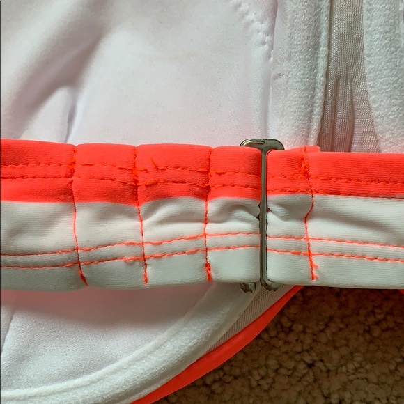 NEW Bikini Village Bikini orange/white Lg top - Picture 3 of 11